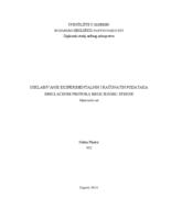 Usklađivanje eksperimentalnih i računatih podataka simulacijom protoka kroz jezgru stijene