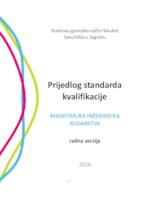 Prijedlog standarda kvalifikacije : magistar/ra inženjer/ka rudarstva : radna verzija