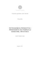 Petrogeneza peridotita i piroksenita na području Banovine, Hrvatska
