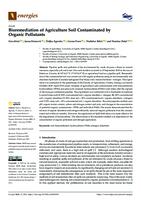 Bioremediation of agriculture soil contaminated by organic pollutants