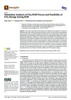 Simulation analysis of CO2-EOR process and feasibility of CO2 storage during EOR