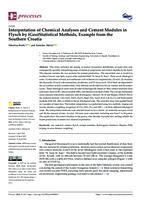 Interpretation of chemical analyses and cement modules in flysch by (geo)statistical methods, example from the southern Croatia