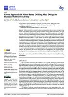 Green approach in water-based drilling mud design to increase wellbore stability