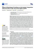 Impact of hydrological conditions on the isotopic composition of the Sava River in the area of the Zagreb aquifer