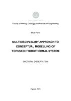 Multidisciplinary approach to conceptual modelling of Topusko hydrothermal system