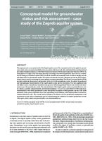Conceptual model for groundwater status and risk assessment - case study of the Zagreb aquifer system