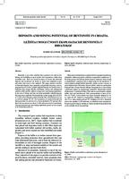 prikaz prve stranice dokumenta Deposits and mining potential of bentonite in Croatia