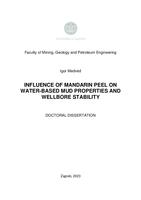 prikaz prve stranice dokumenta Influence of mandarin peel on water-based mud properties and wellbore stability