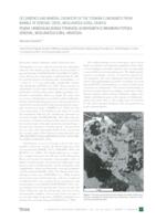 prikaz prve stranice dokumenta Occurrence and mineral chemistry of the titanian clinohumite from marble of Zorovac creek, Moslavačka Gora, Croatia