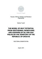 prikaz prve stranice dokumenta The model of heat potential from geothermal reservoirs and aquifers of oil and gas fields on the territory of the Republic of Croatia