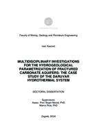 prikaz prve stranice dokumenta Multidisciplinary investigations for the hydrogeological parametrization of fractured carbonate aquifers : the case study of the Daruvar hydrothermal system