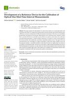 prikaz prve stranice dokumenta Development of a reference device for the calibration of optical one-shot time-interval measurements