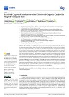 prikaz prve stranice dokumenta Leached copper correlation with dissolved organic carbon in sloped vineyard soil