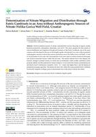 prikaz prve stranice dokumenta Determination of nitrate migration and distribution through eutric cambisols in an area without anthropogenic sources of nitrate (Velika Gorica well field, Croatia)