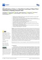 prikaz prve stranice dokumenta Quantification of intra- vs. inter-row leaching of major plant nutrients in sloping vineyard soils