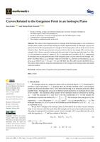 prikaz prve stranice dokumenta Curves related to the Gergonne point in an isotropic plane