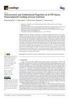 prikaz prve stranice dokumenta Anticorrosion and antibacterial properties of Al NP–epoxy nanocomposite coating on grey cast iron