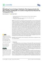 prikaz prve stranice dokumenta Modelling cover-collapse sinkholes that appeared after the M6.2 Petrinja earthquake in Croatia using electrical resistivity tomography data