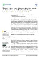 prikaz prve stranice dokumenta Enhancing carbon capture and storage deployment in the EU: a sectoral analysis of a ton-based incentive strategy