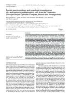 prikaz prve stranice dokumenta Sm-Nd geochronology and petrologic investigation of sub-ophiolite metamorphic sole from the Dinarides (Krivaja-Konjuh, Ophiolite Complex, Bosnia and Herzegovina)