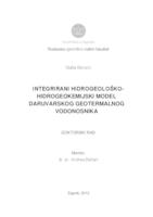 prikaz prve stranice dokumenta Integrirani hidrogeološko-hidrokemijski model Daruvarskog geotermalnog vodonosnika